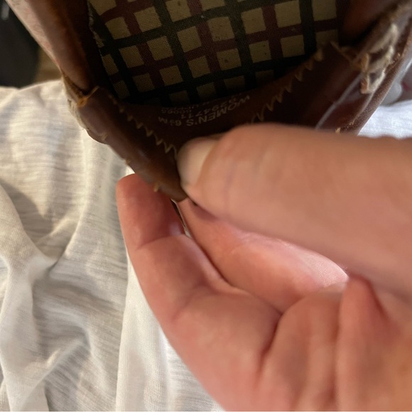 Women’s Sperry Top Sider All Leather Loafers Y2K - Picture 5 of 6